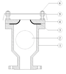 Air Release Valve Engineering Diagram Blueprint
