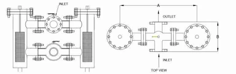 DP P Series BV Engineering Diagram Blueprint