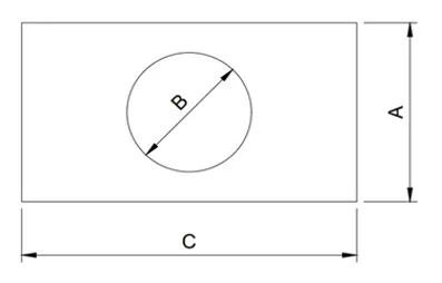 Y-Strainer Engineering Diagram Blueprint